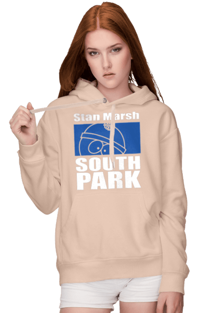 Women's hoodie with prints South Park Stan Marsh. Cartoon series, south park, stan, stan marsh. 2070702