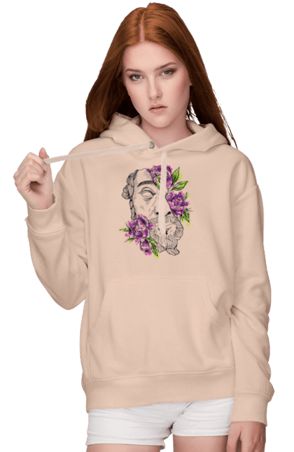 Жіноче худі з принтом "Весняний чоловік". 8, 8 березня, girl power, girls power, grlpwr, grlspwr, бабуся, березень, березня, весна, дівчата, дівчатка, дівчина, дівчинка, дочка, жінка, жінки, жіноче свято, краса, любов, мамуля, мати, матуся, подарунок, свято, сестра, тітка, фемінізм. PrintMarket - інтернет-магазин одягу та аксесуарів з принтами плюс конструктор принтів - створи свій унікальний дизайн