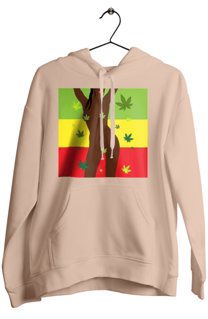 Women`s hoodie with prints Naked Girl And Hemp. Hemp, naked, smoke, tits. 2070702
