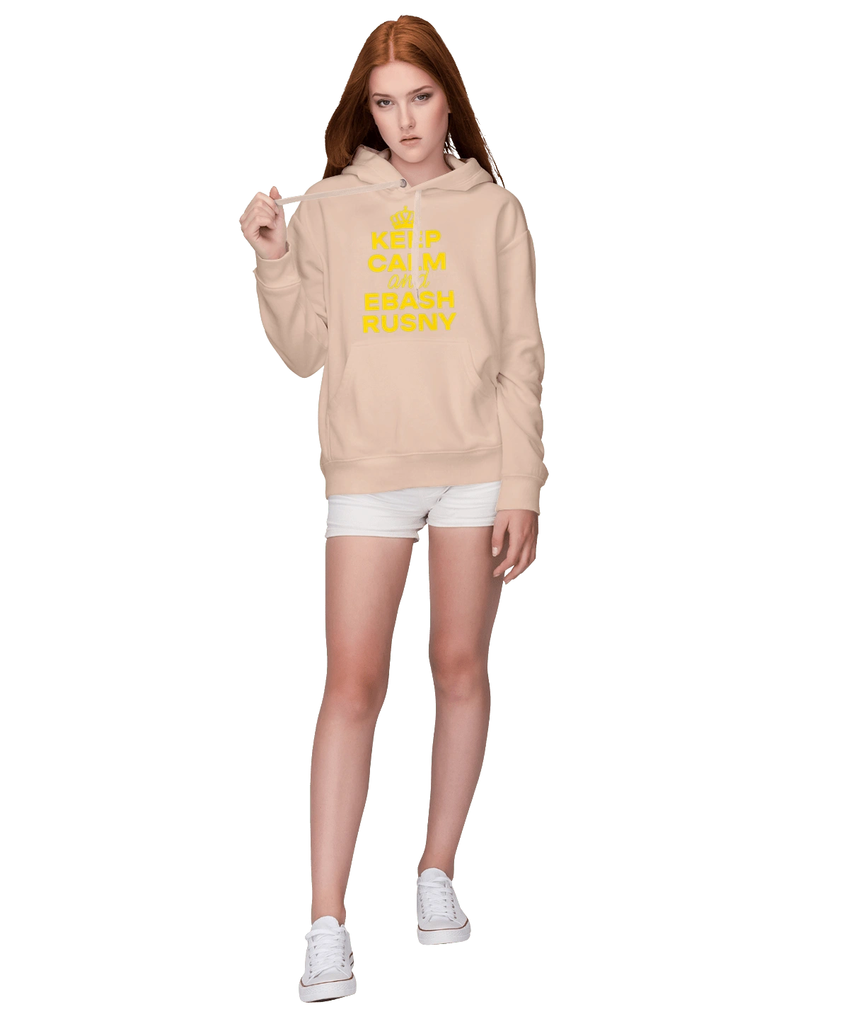 Keep Calm and Ebash Rusny yellow