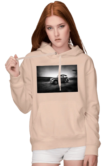 Retro car black and white