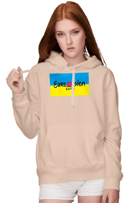Жіноче худі з принтом "Євробачення за KALUSH Orchestra". Kalush orchestra, stefania, азов, врятувати азовсталь, врятувати захисників азовсталі, євробачення, звільнити, маріуполь, наші захисники, перемога, свобода. 2070702