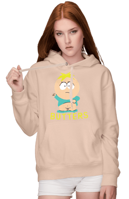 Women's hoodie with prints South Park Butters. Butters, cartoon, leopold stotch, south park. 2070702