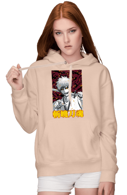 Women's hoodie with prints Bleach Ichigo Kurosaki. Anime, bleach, ichigo, ichigo kurosaki, manga. 2070702