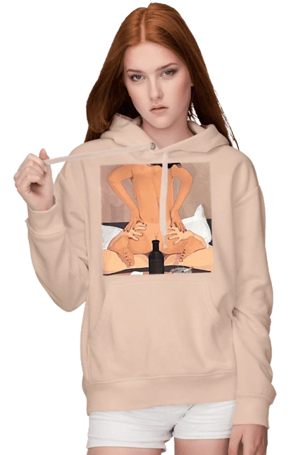 Голая Девушка, Бутылка И Сигареты