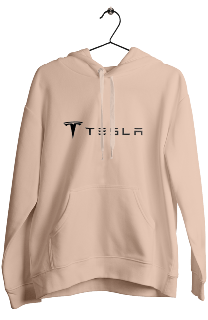 Women`s hoodie with prints Tesla. Tesla. 2070702