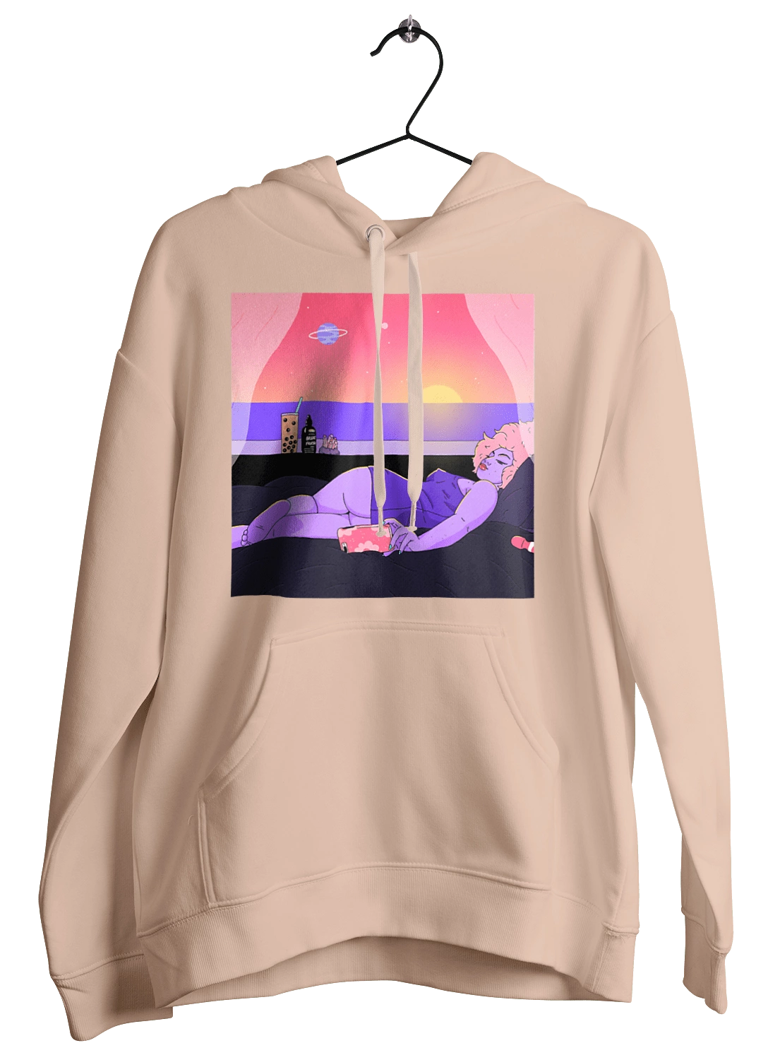 Фиолетовая Девушка На Отдыхе