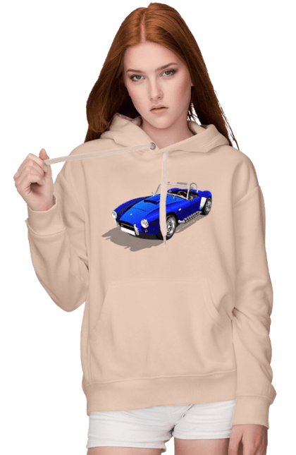 Жіноче худі з принтом "Автомобіль". Авто, автомобиль, класика, старовинна машина, старовинний. 2070702