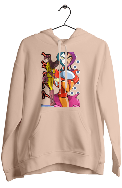 Women's hoodie with prints Mazinger Z Aphrodite. Anime, aphrodite, manga, mazinger z, mecha, robots. 2070702