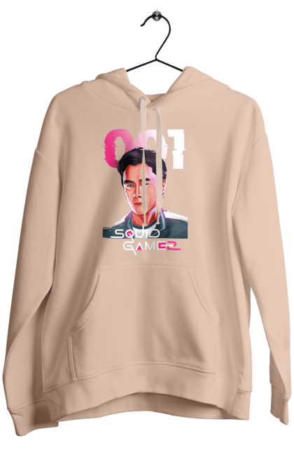 Women`s hoodie with prints Squid Game Hwang In ho. 001, front man, hwang in-ho, netflix, player 001, squid game, tv series. 2070702