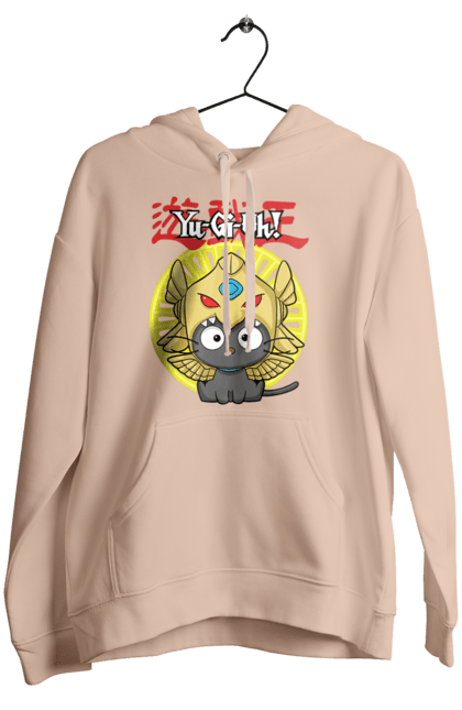 Women's hoodie with prints Yu Gi Oh! Chococat. Brand, character, chococat, hello kitty, yu gi oh, yugio. 2070702