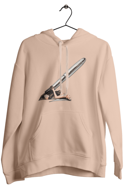 Women`s hoodie with prints Great Patron. Bullet, cartridge, girl. 2070702