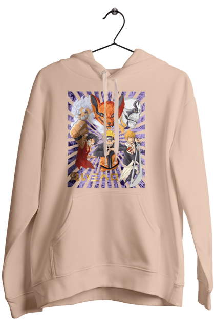 Women's hoodie with prints Anime. Anime, fandom, light novel, manga. 2070702