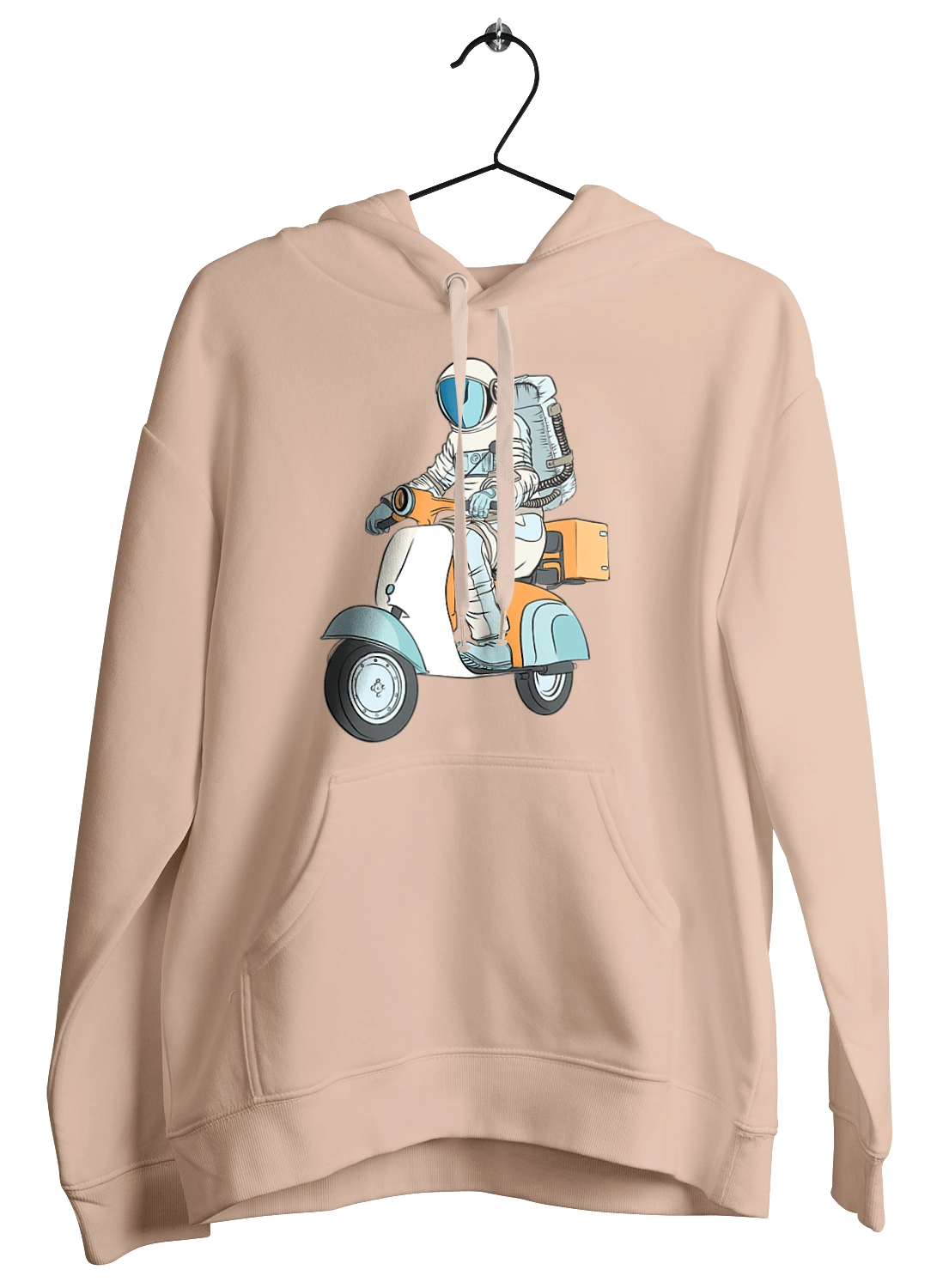 Astronaut on a motorcycle