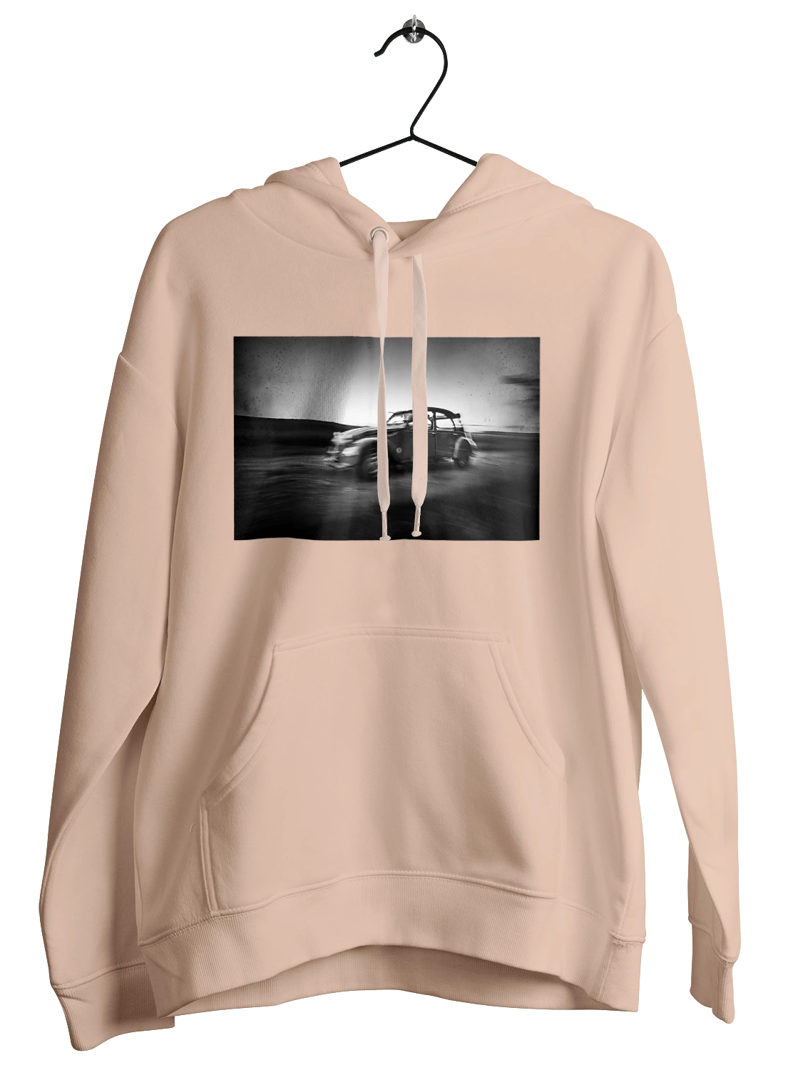 Retro car black and white