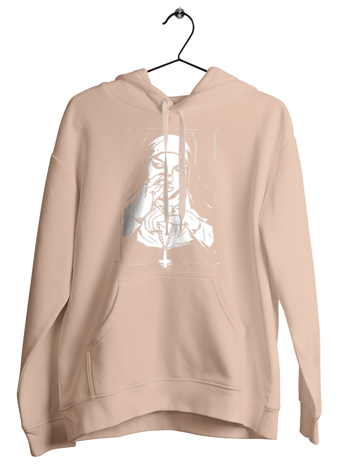 Монашка нюхает порошок