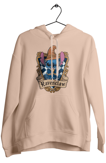 Жіноче худі з принтом "Стіч Рейвенклов". Harry potter, hogwarts, ravenclaw, stich, гаррі поттер, когтевран, рейвенклов, стіч, факультет, хогвартс. 2070702