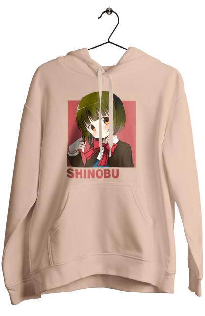 Women's hoodie with prints Kiniro Mosaic Shinobu Omiya. Anime, gold mosaic, kiniro mosaic, kinmoza, manga, shinobu, shinobu omiya. 2070702