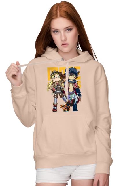 Women's hoodie with prints Made in Abyss. Abyss, made in abyss, manga, reg, riko, robot. 2070702