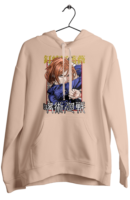 Women's hoodie with prints Jujutsu Kaisen Nobara. Anime, dark fantasy, jujutsu kaisen, magic battle, manga, mystic, nobara, nobara kugisaki. 2070702