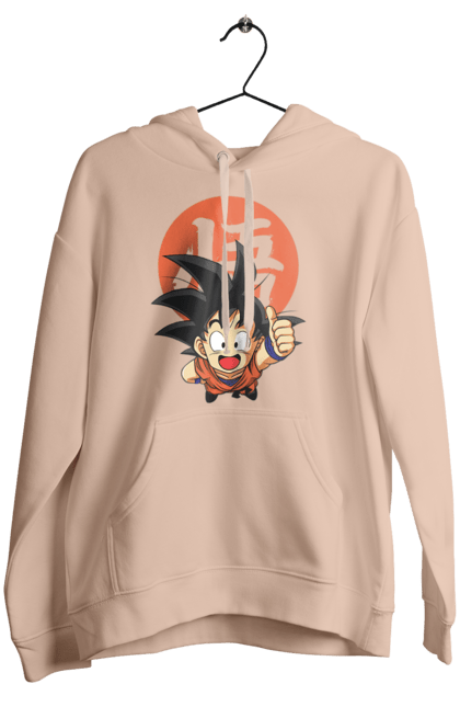 Women's hoodie with prints Dragon Ball Son Goku. Anime, dragon ball, goku, manga, son goku, tv series. 2070702