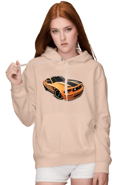 Оранжевая, скоростная машина