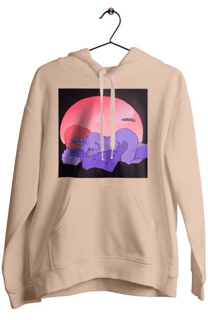 Женское худи с принтом Инопланетяни Девушка И Парень. Голые, девушка, парень. 2070702