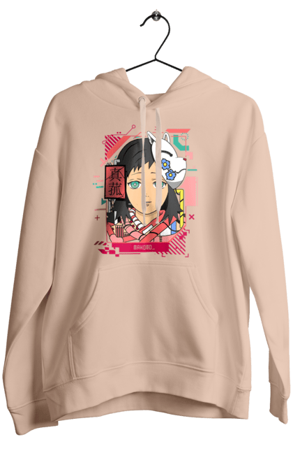 Women's hoodie with prints Demon Slayer Makomo. Anime, demon slayer, kimetsu no yaiba, makomo, manga, serial. 2070702