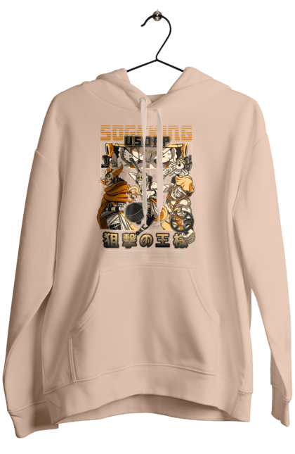 Women's hoodie with prints One Piece Usopp. Anime, manga, one piece, sniper, straw hat pirates, usopp. 2070702