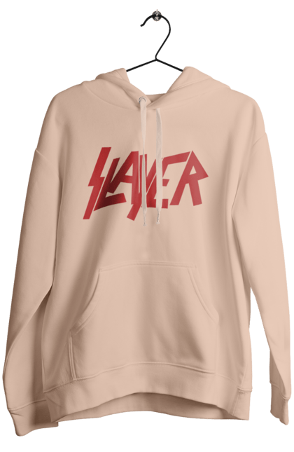 Жіноче худі з принтом "Slayer". Slayer, грув метал, група, метал група, музика, ню метал, спід метал, треш метал, череп. 2070702