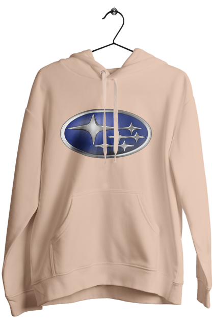 Жіноче худі з принтом "Subaru". Авто, логотип, субару. 2070702