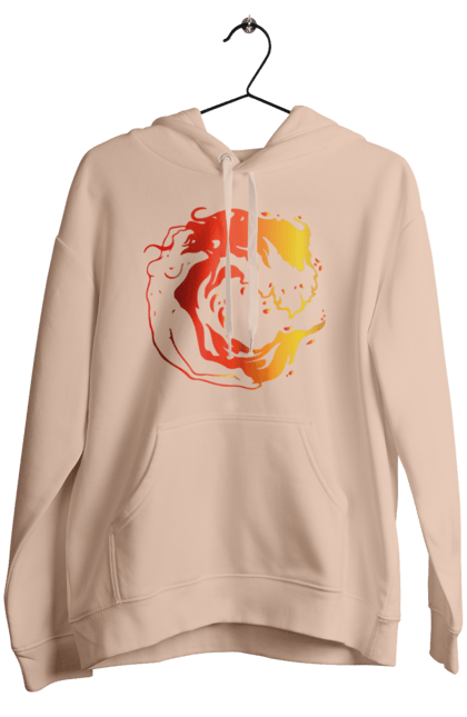 Women`s hoodie with prints Girl wave. Girl, sea, wave. 2070702