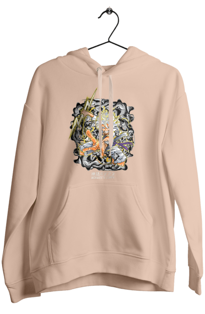 Women's hoodie with prints One Piece Luffy. Anime, luffy, manga, monkey de luffy, one piece, pirates. 2070702