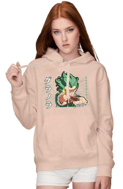 Women's hoodie with prints Dragon Ball Granolah. Anime, dragon ball, goku, granolah, manga, tv series, vegeta. 2070702