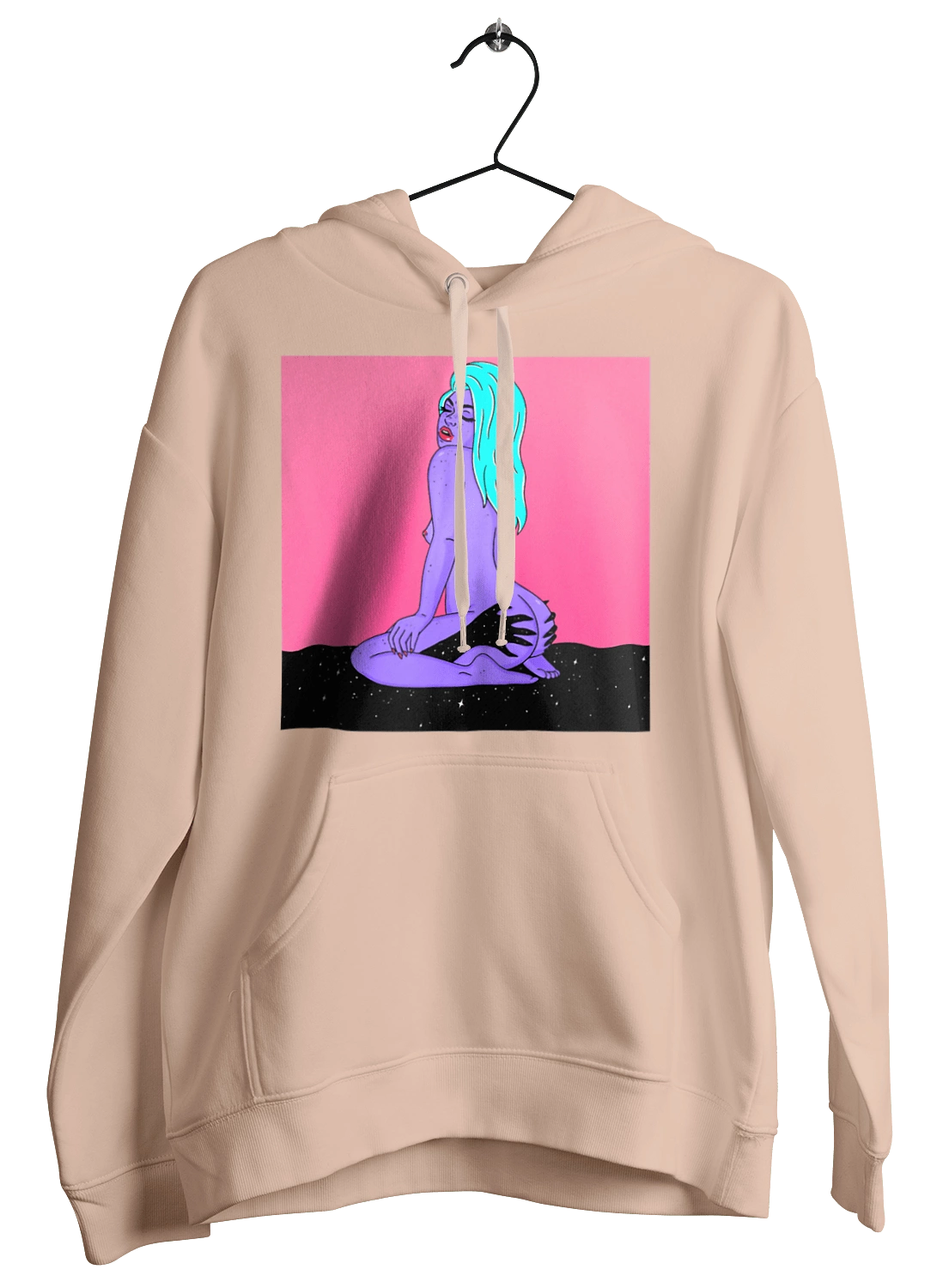 Purple Girl In Hands