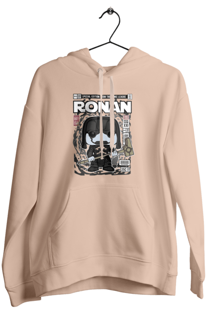 Жіноче худі з принтом "Ronan". Tanos, галактика, дивуватися, евангерс, комікси, опікуни, охоронці галактики, ронан. Funkotee