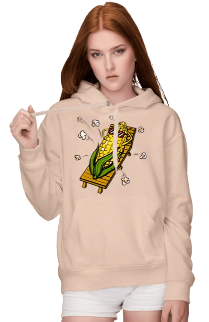 Кукуруза Загорает На Лежаке