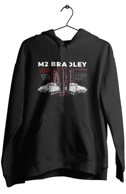 Жіноче худі з принтом "M2 Bradley". F16, m2 bradley, nasams, zuzana, гаубиця, два герби, залужний, сюзанна. 2070702