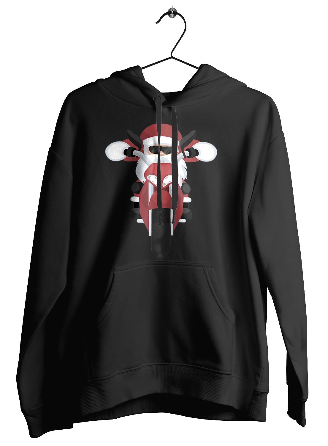 Santa on a motorcycle