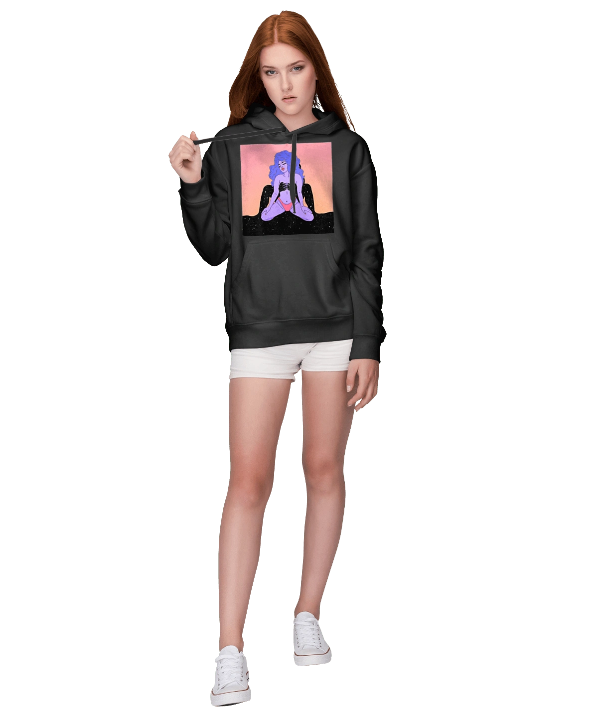 Purple Girl In Panties