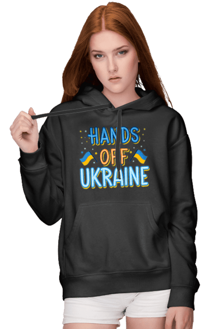 Жіноче худі з принтом "Україна". Азов, війна, війна в україні, патріот, патріоти, патріотична, україна, українці, я українець. futbolka.stylus.ua