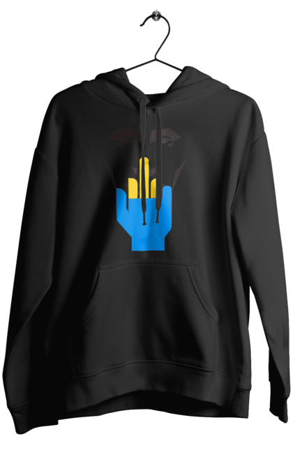 Жіноче худі з принтом "Путін Хуйло". Все, голова путіна, доброго вечора, йди нахуй, мертвий москаль, москалі, орки, путін хуйло, російський військовий, середній палець. 2070702