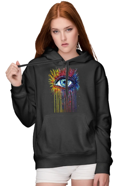 Colorful Flowing Eye