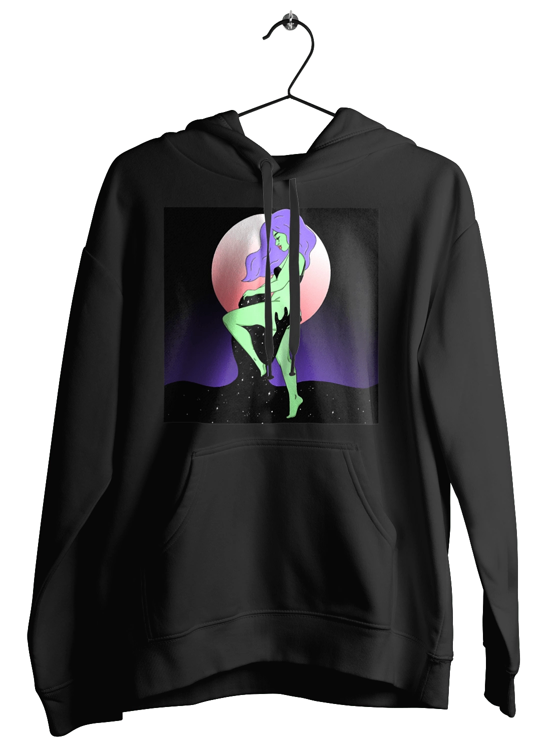 Зелена Дівчина І Місяць