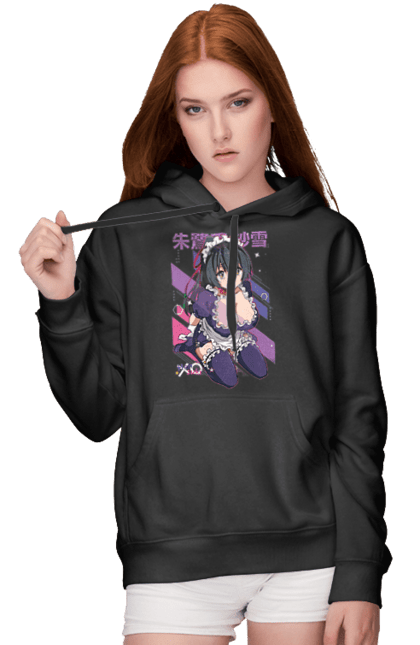 Women's hoodie with prints Hensuki Sayuki Tokihara. Anime, comedy, harem, hensuki, romance, sayuki, sayuki tokihara, school. 2070702