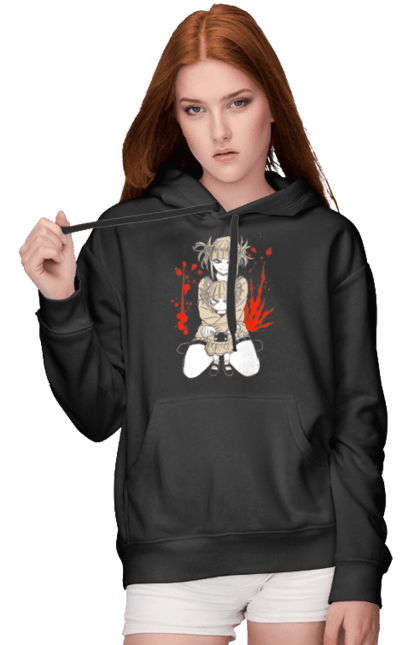 Women's hoodie with prints My Hero Academia Himiko Toga. Anime, himiko toga, manga, my hero academia, video game, yakuza toga. 2070702