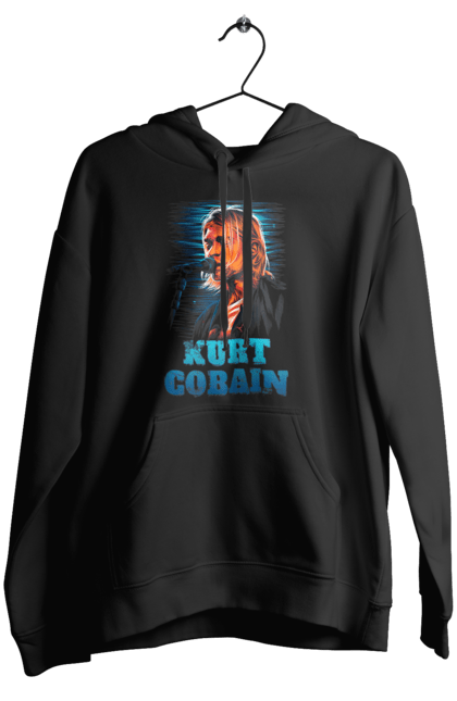 Women's hoodie with prints Kurt Cobain. Cobain, group, kurt, kurt cobain, music, nirvana, rock. 2070702