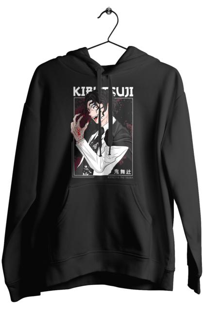 Women's hoodie with prints Demon Slayer Muzan. Anime, demon slayer, eternal paradise faith, kimetsu no yaiba, manga, muzan, twelve kizuki, upper rank six. 2070702