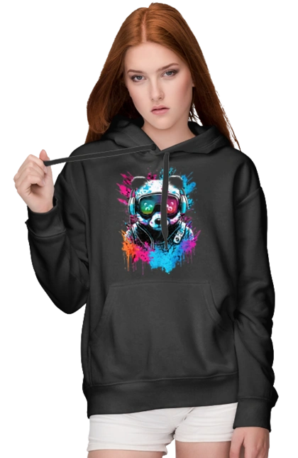 Панда в VR шолом