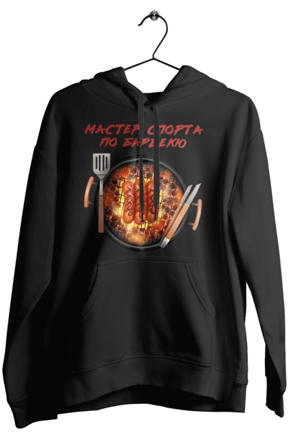 Жіноче худі з принтом "Майстер Спорту По Барбекю". Барбекю, майстер спорту, пікнік, сосиски. 2070702